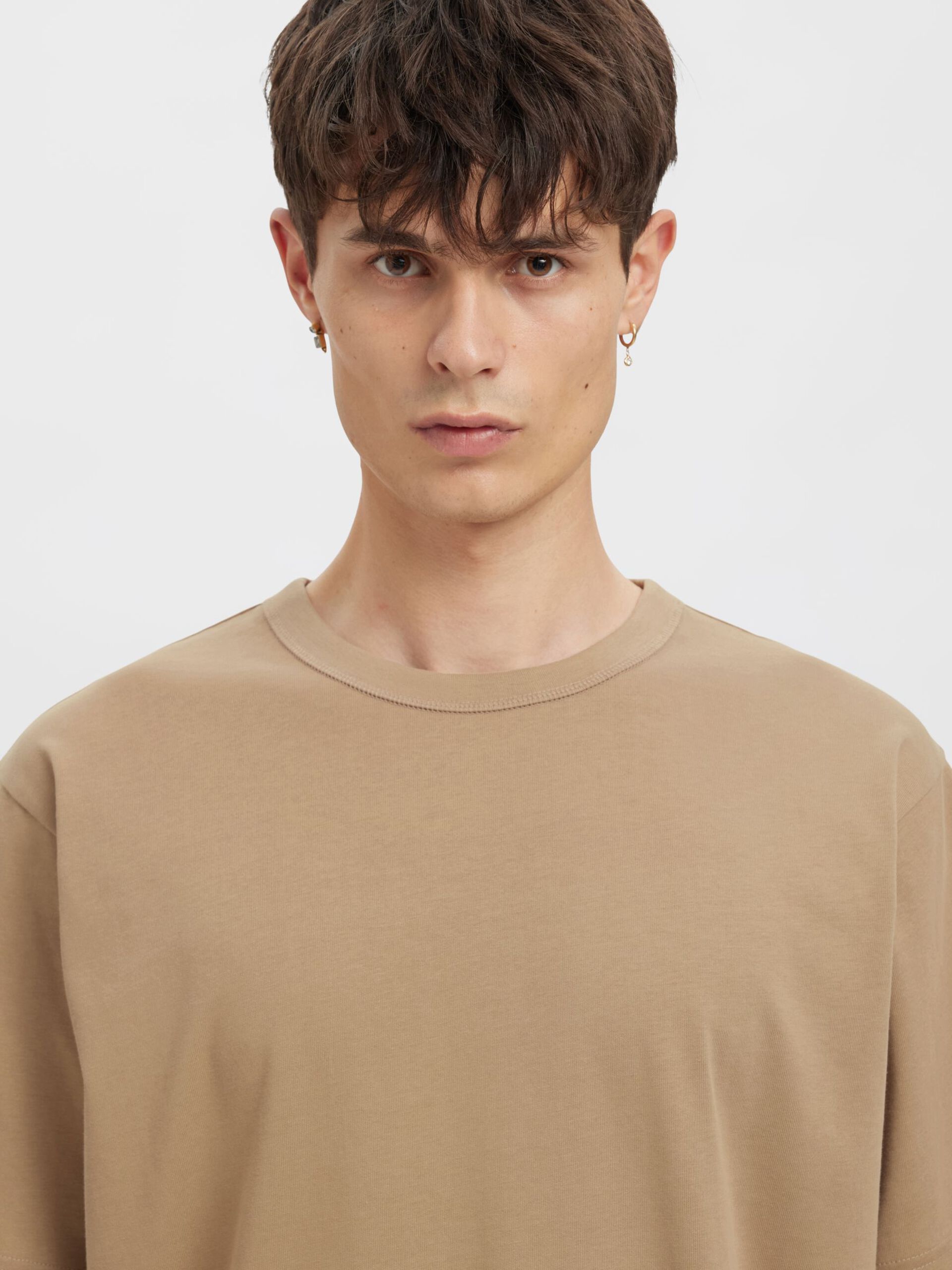 Carousel image - RELAXED FIT T-SHIRT, Dune | 3