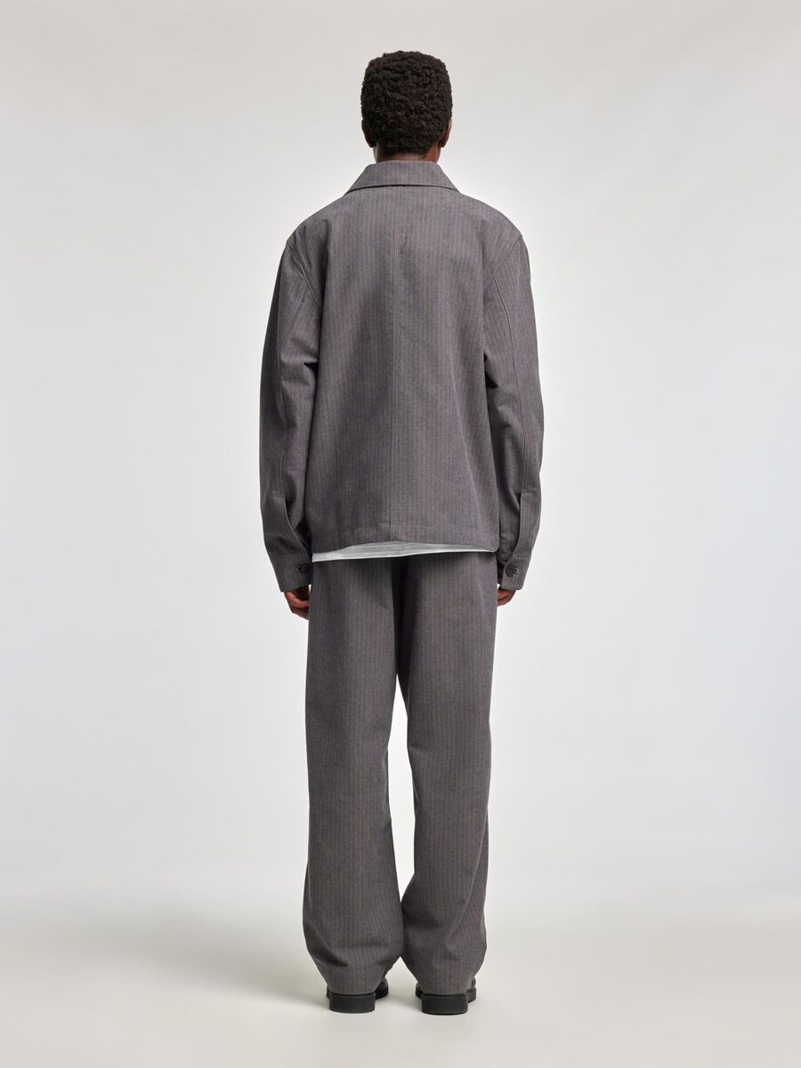 Carousel image - LOOSE FIT TROUSERS, Dark Gull Gray | 3