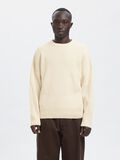 Product image thumbnail - OVERSIZED  KNITTED JUMPER, Snow White | 2