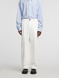 Selected LOOSE FIT COTTON TROUSERS, White, highres - 16094913_White_003.jpg