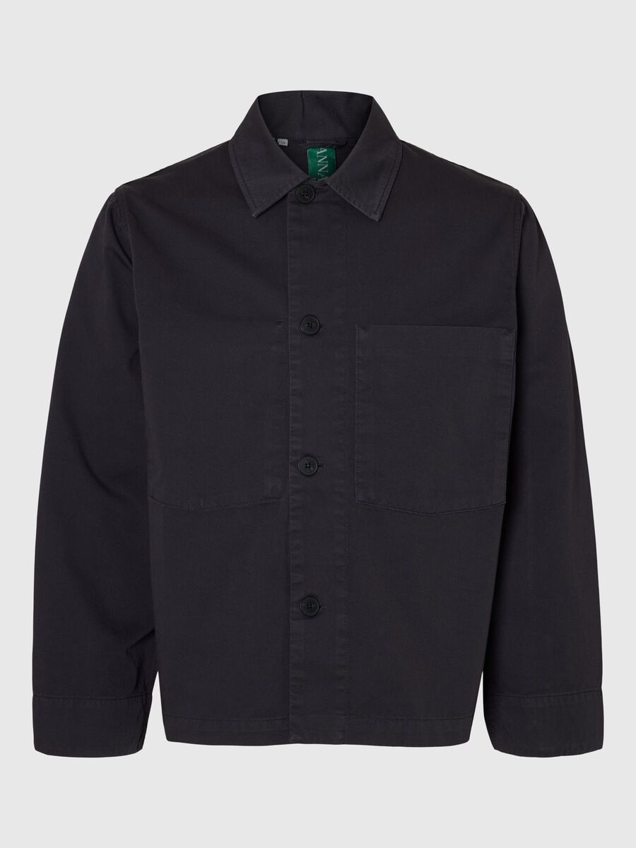 Carousel image - RELAXED FIT OVERSHIRT, Phantom | 3