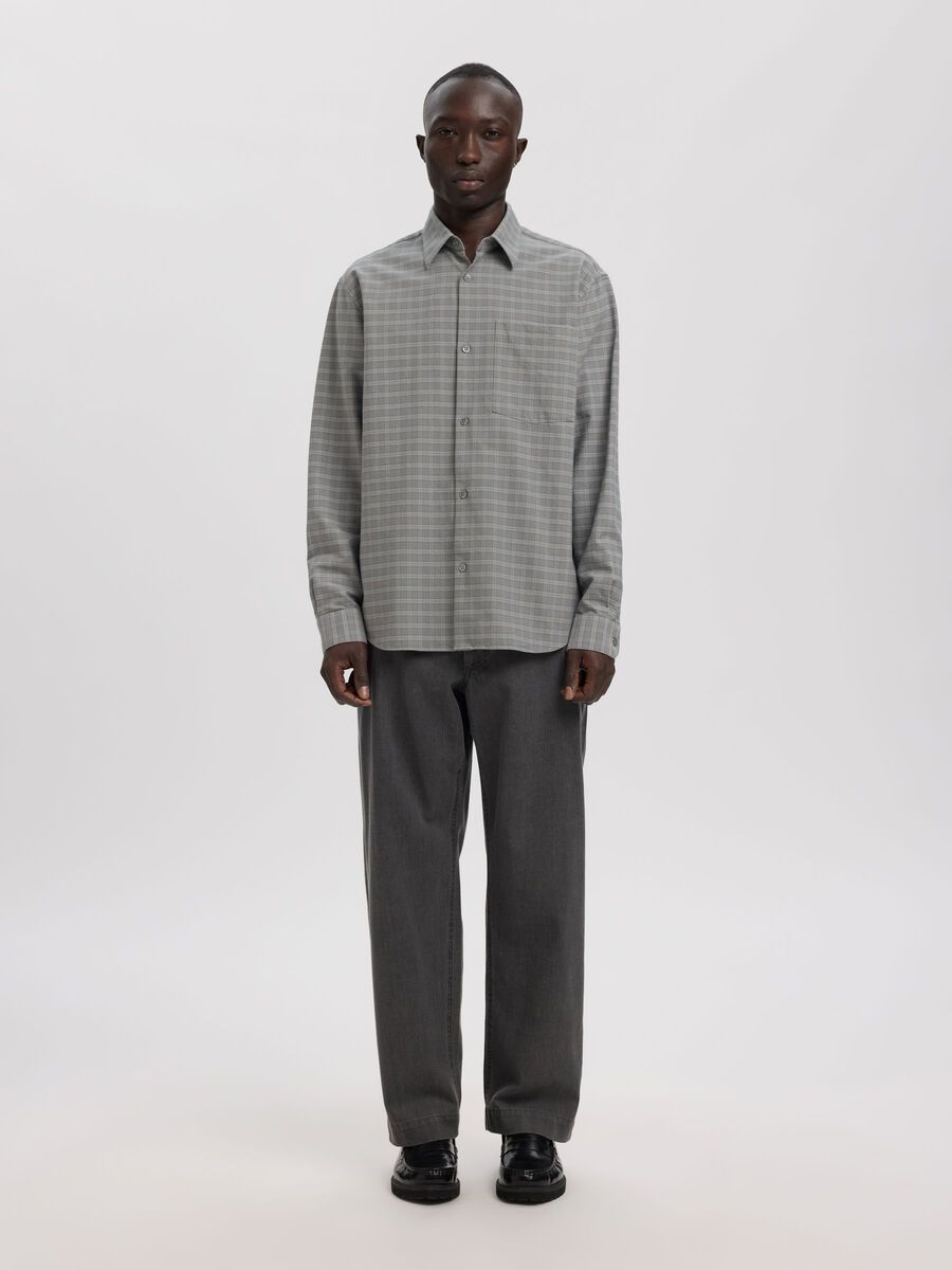 Product tile image - RELAXED FIT LONG SLEEVED SHIRT, Chiseled Stone | 16100479_ChiseledStone_1246018