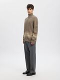 Product image thumbnail - REGULAR FIT KNITTED CARDIGAN, Brownie | 5