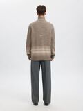 Product image thumbnail - RELAXED FIT TROUSERS, Grey Melange | 4