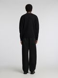 Selected LOOSE FIT COTTON TROUSERS, Black, highres - 16094913_Black_004.jpg