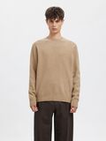 Selected MERINO WOOL PULLOVER, Oatmeal, highres - 16094958_Oatmeal_003.jpg