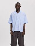 Product image thumbnail - BOXY FIT SHORT SLEEVED SHIRT, Cashmere Blue | 2
