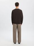 Product image thumbnail - MERINO WOOL PULLOVER, Black Coffee | 3