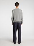 Selected REGULAR FIT  KNITTED PULLOVER, Light Grey Melange, highres - 16097167_LightGreyMelange_004.jpg