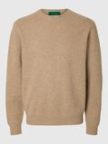 Selected MERINO WOOL PULLOVER, Oatmeal, highres - 16094958_Oatmeal_001.jpg