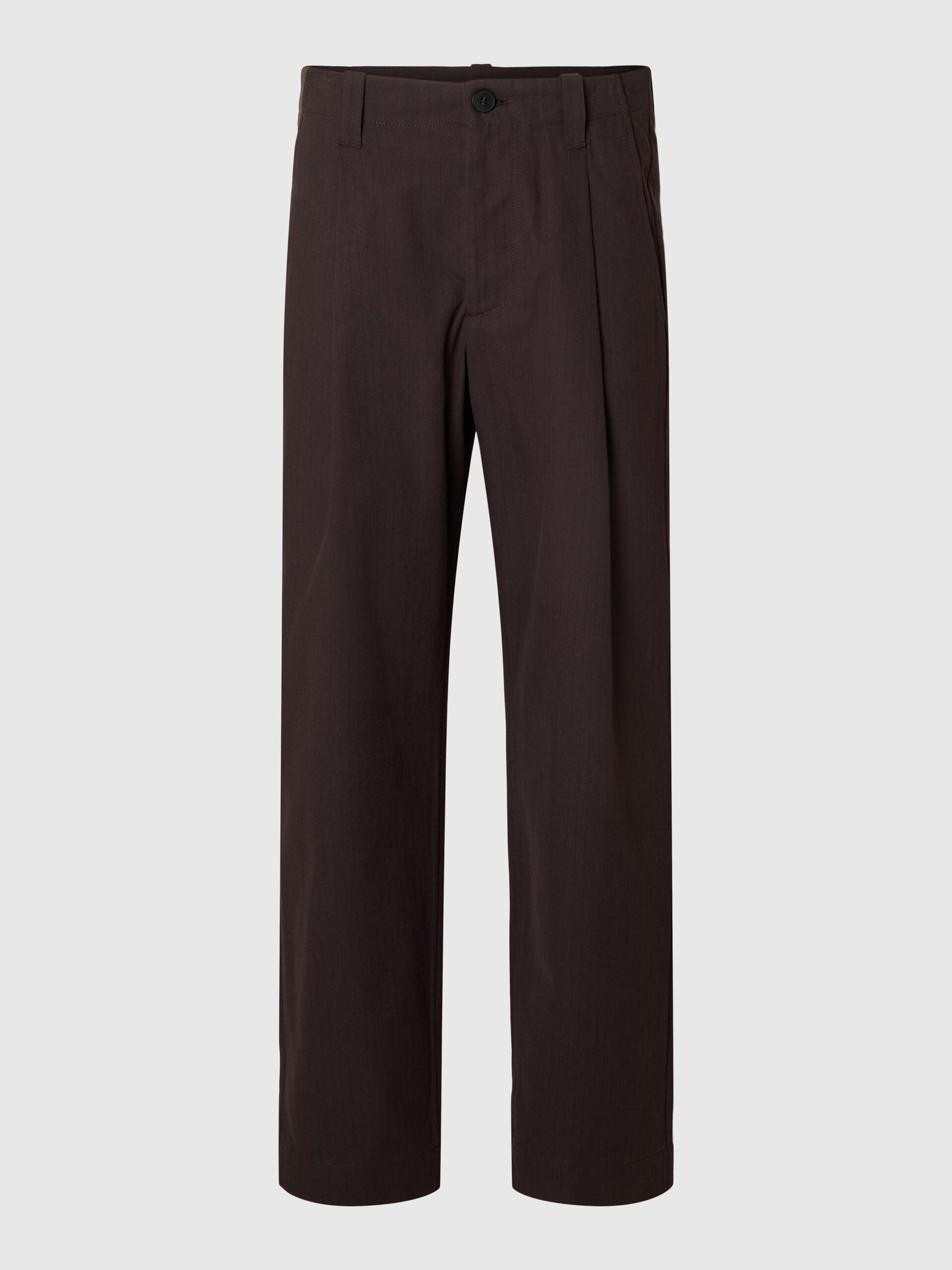 Carousel image - RELAXED FIT TROUSERS, Chocolate Torte | 3
