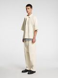 Selected LOOSE FIT SHIRT, Coconut Milk, highres - 16096738_CoconutMilk_008.jpg