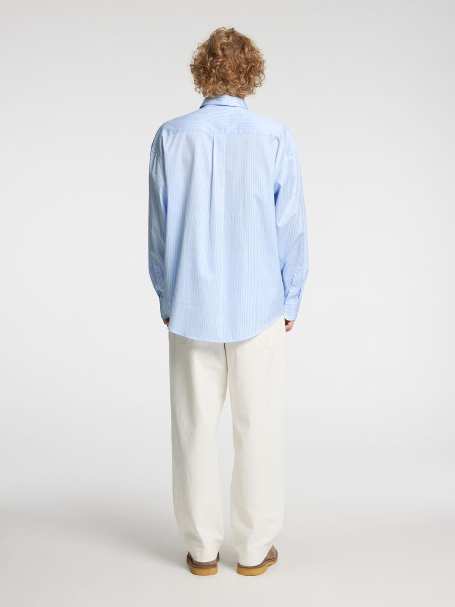 Carousel image - RELAXED FIT SHIRT, Cashmere Blue | 4