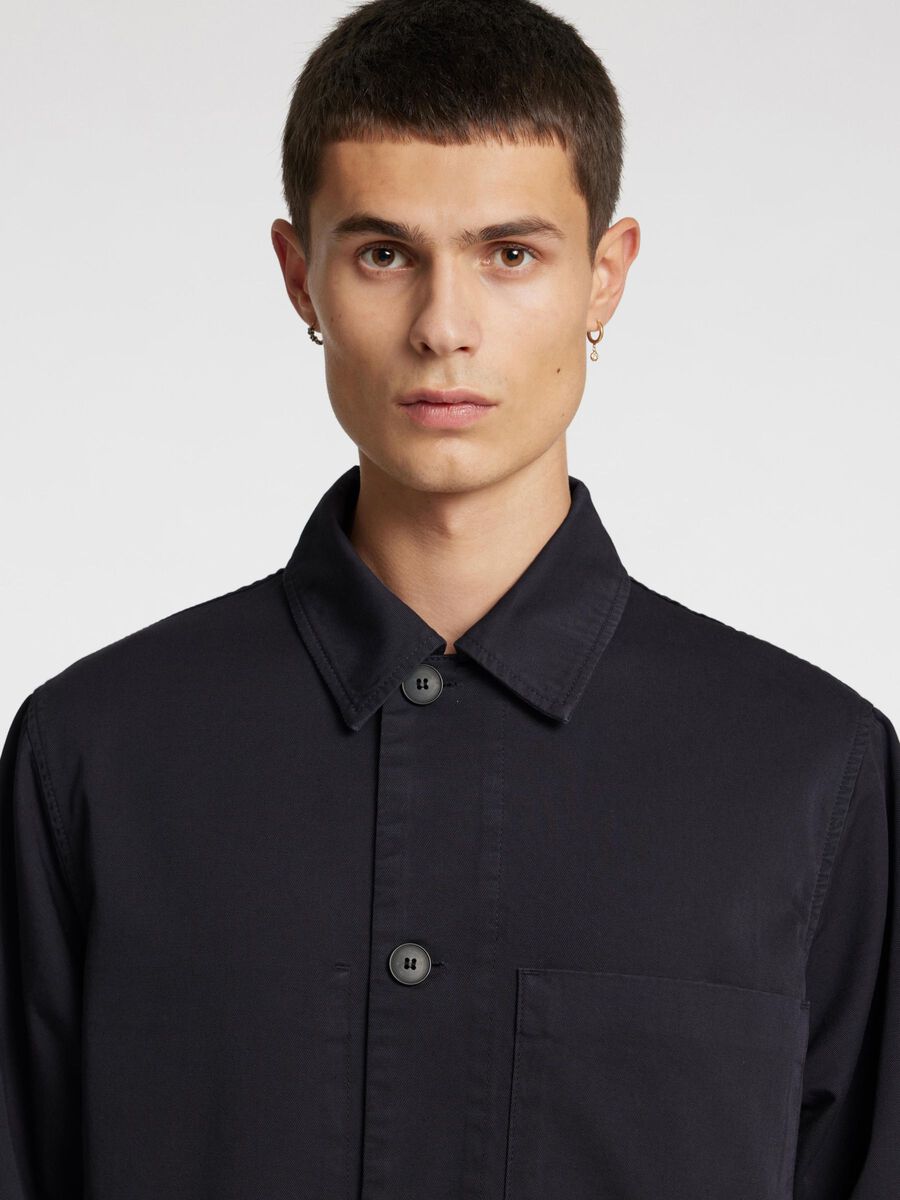 Carousel image - RELAXED FIT OVERSHIRT, Phantom | 6