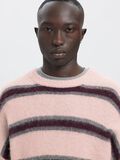 Product image thumbnail - REGULAR FIT KNITTED PULLOVER, Barely Pink | 5
