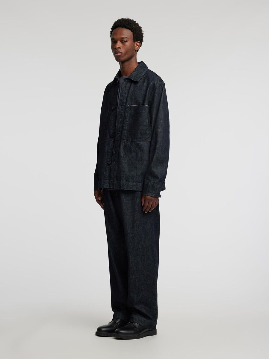 Carousel image - SELVEDGE DENIM JEANS, Blue Denim | 5
