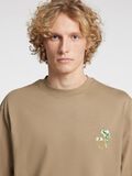 Selected LOOSE FIT  T-SHIRT, Weathered Teak, highres - 16097674_WeatheredTeak_006.jpg