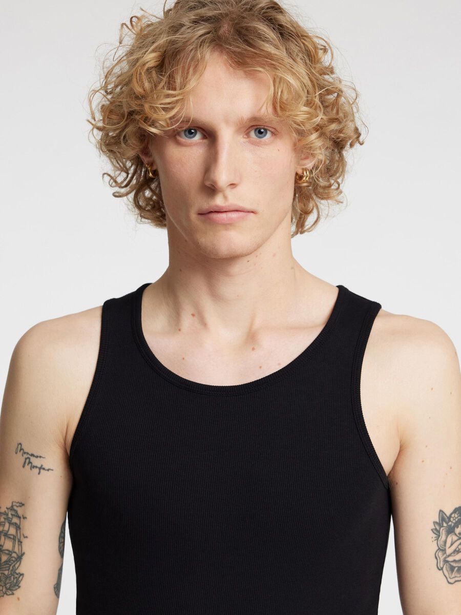 Carousel image - REGULAR FIT TANK TOP, Black Onyx | 6