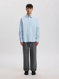 Product image thumbnail - RELAXED FIT STRIPED SHIRT, Cashmere Blue | 1