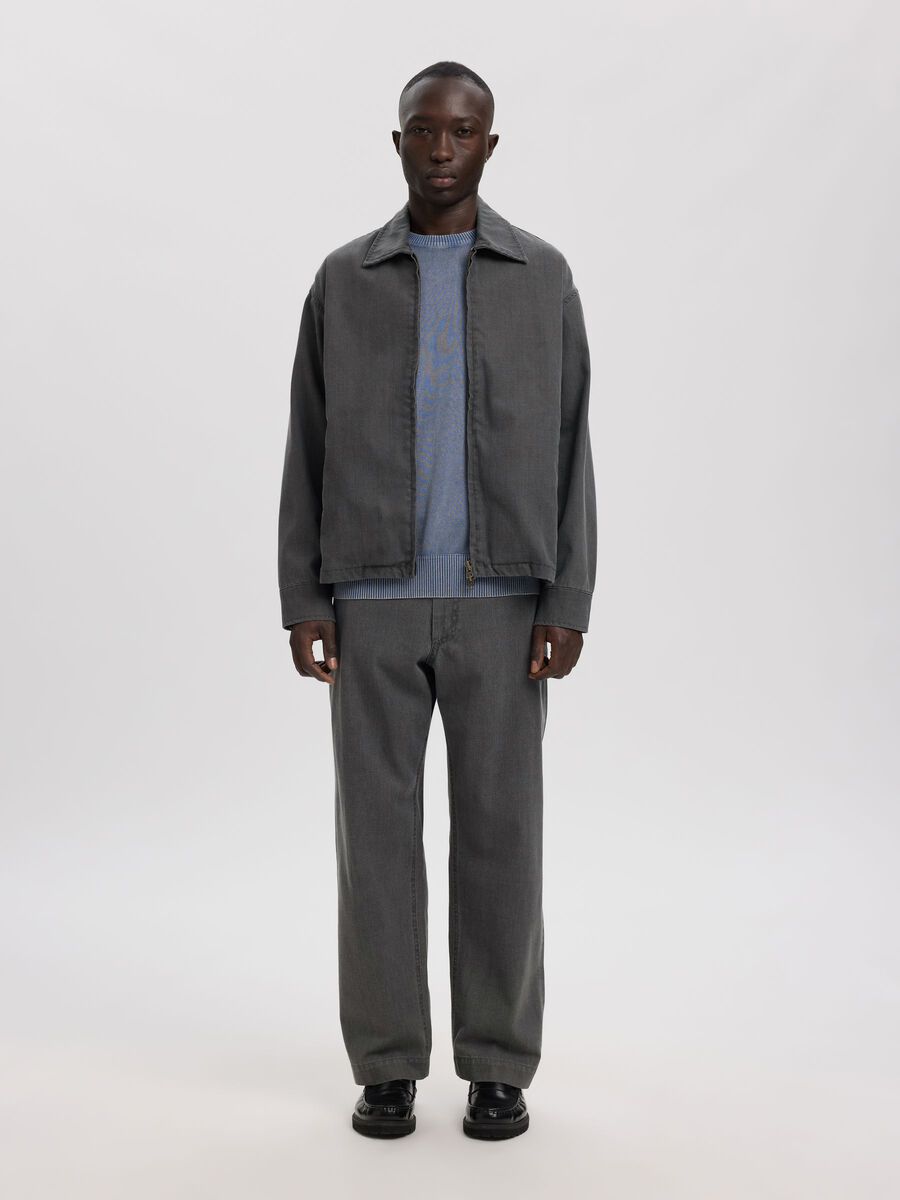 Product tile image - SELVEDGE DENIM JACKET, Light Grey Denim | 16100539_LightGreyDenim