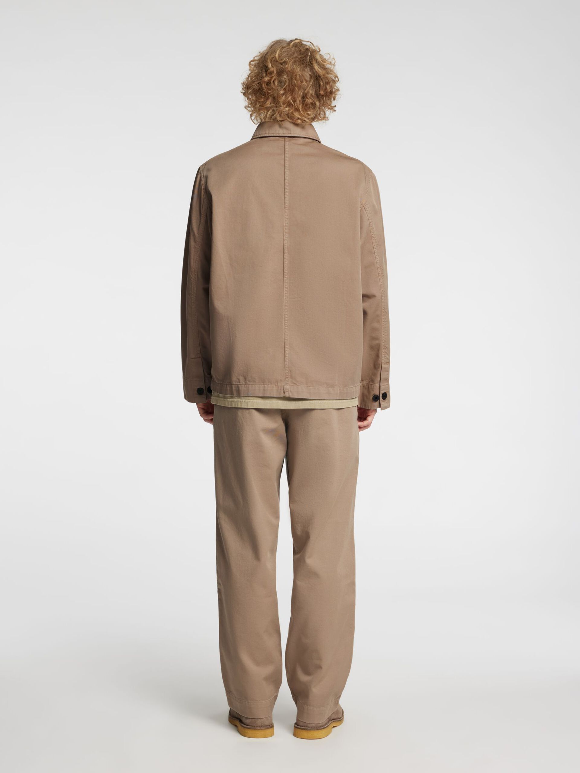 Carousel image - RELAXED FIT OVERSHIRT, Weathered Teak | 4