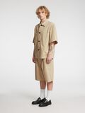 Selected LOOSE FIT OVERSHIRT, Weathered Teak, highres - 16097595_WeatheredTeak_1182523_008.jpg
