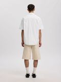 Product image thumbnail - STRIPED SHORT SLEEVED SHIRT, Brilliant White | 4
