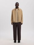 Product image thumbnail - SUEDE JACKET, Weathered Teak | 1