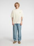 Selected LOOSE FIT  T-SHIRT, Snow White, highres - 16097674_SnowWhite_005.jpg