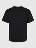Selected SHORT SLEEVED COTTON T-SHIRT, Forged Iron, highres - 16096871_ForgedIron_001.jpg