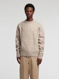 Selected LONG SLEEVED KNITTED PULLOVER, Medium Grey Melange, highres - 16094961_MediumGreyMelange_003.jpg