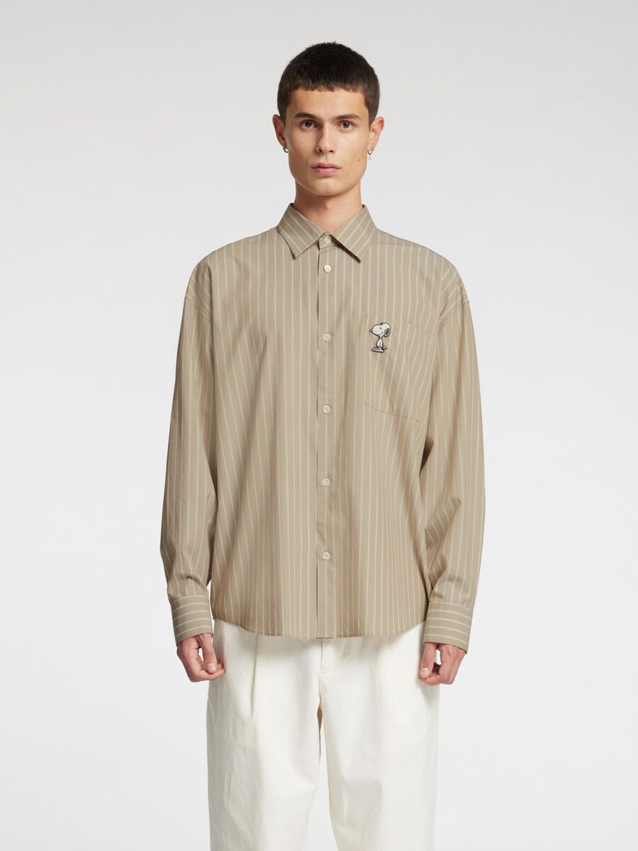 Selected RELAXED FIT SHIRT, Weathered Teak, highres - 16096727_WeatheredTeak_1164285_003.jpg