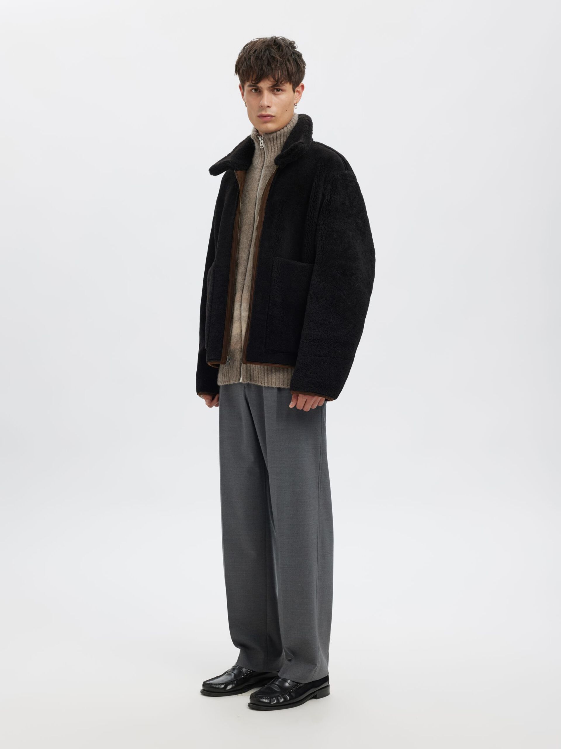 Carousel image - SHEARLING JACKET, Delicioso | 5