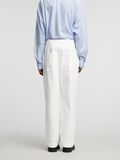 Selected LOOSE FIT COTTON TROUSERS, White, highres - 16094913_White_006.jpg