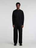 Selected LOOSE FIT COTTON TROUSERS, Black, highres - 16094913_Black_005.jpg