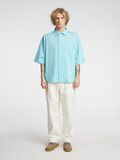 Selected LOOSE FIT  SHORT SLEEVED SHIRT, Blue Elixir, highres - 16097615_BlueElixir_1182159_005.jpg