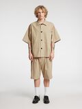 Selected LOOSE FIT OVERSHIRT, Weathered Teak, highres - 16097595_WeatheredTeak_1182523_005.jpg