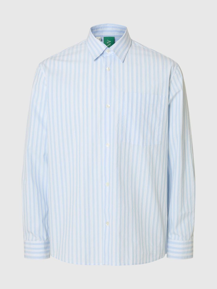 Carousel image - RELAXED FIT SHIRT, Cashmere Blue | 3