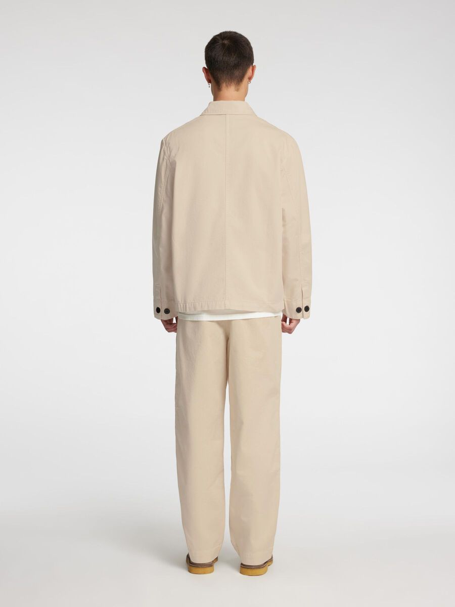 Carousel image - RELAXED FIT OVERSHIRT, Birch | 4