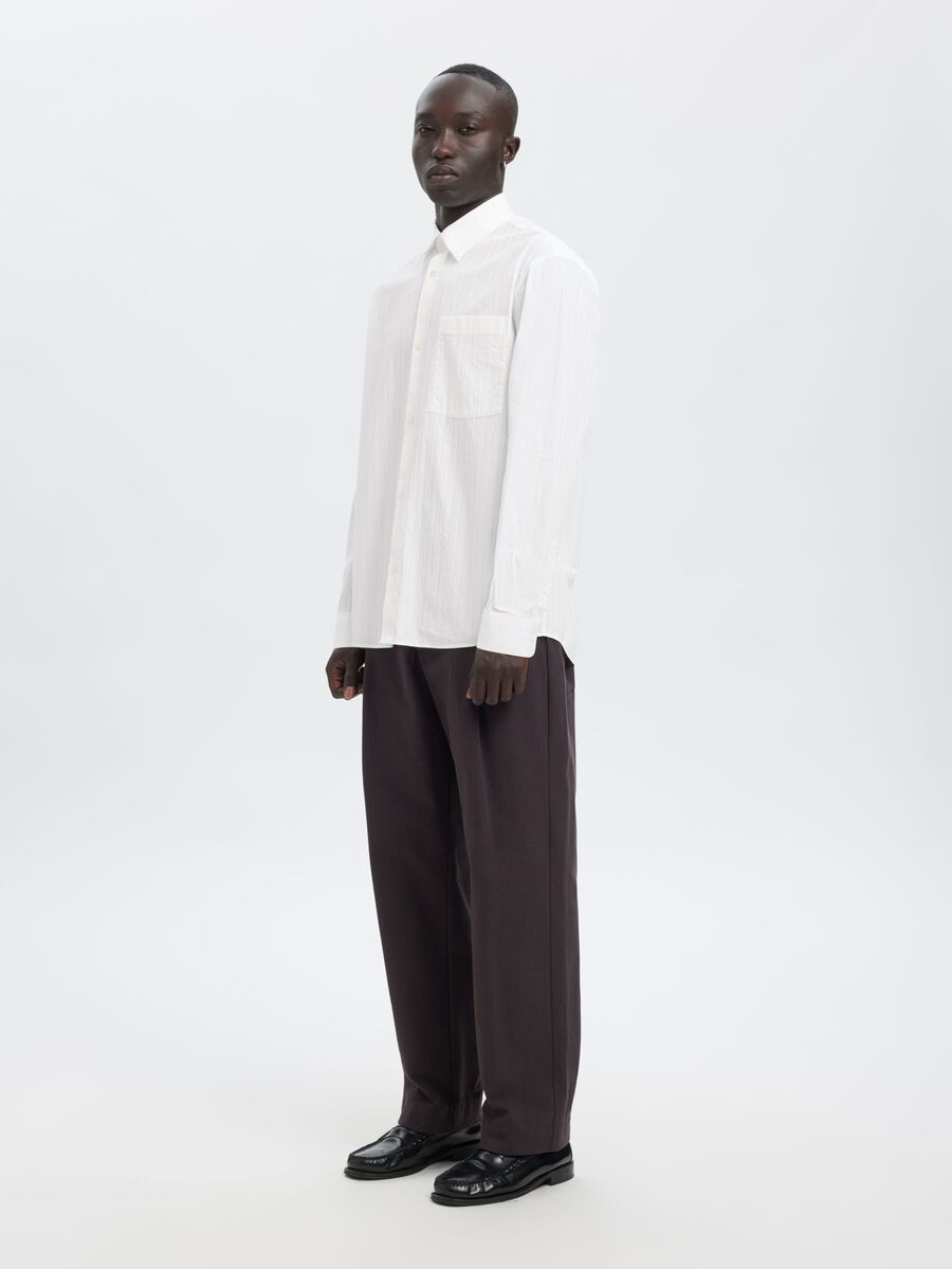 Carousel image - RELAXED FIT  SHIRT, Brilliant White | 5