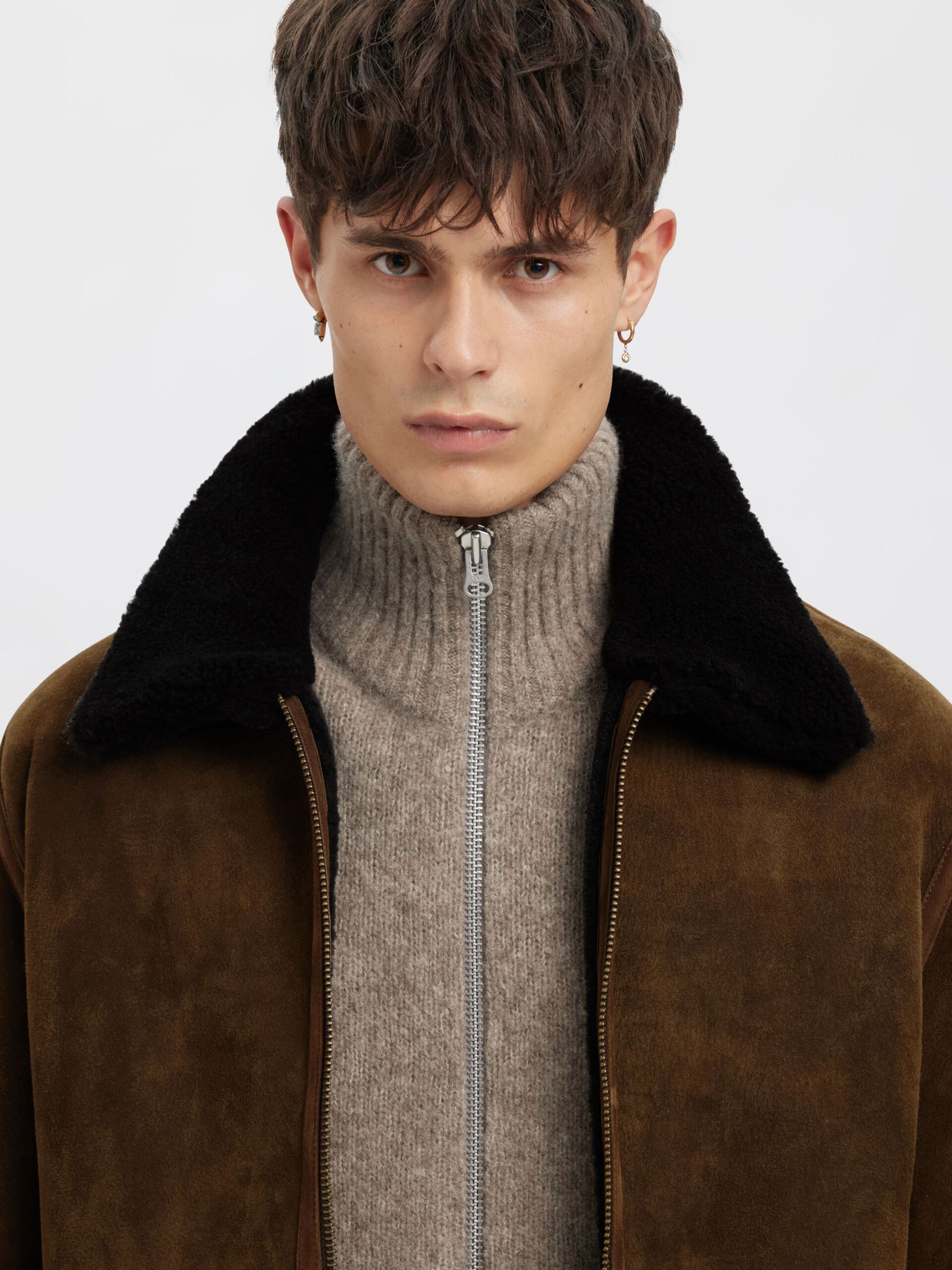 Carousel image - SHEARLING JACKET, Delicioso | 6