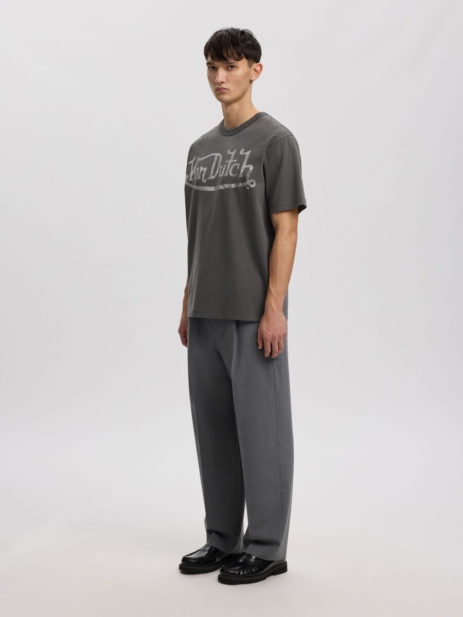 Carousel image - PRINTED CREWNECK T-SHIRT, Forged Iron | 5