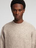 Selected LONG SLEEVED KNITTED PULLOVER, Medium Grey Melange, highres - 16094961_MediumGreyMelange_006.jpg