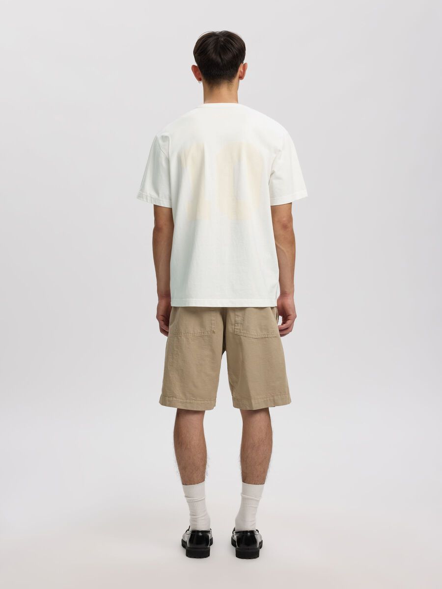 Carousel image 4 SHORT SLEEVED CREWNECK T-SHIRT, Coconut Milk