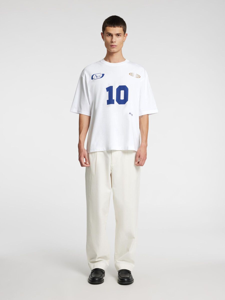 Selected SHORT SLEEVED  T-SHIRT, Bright White, highres - 16097273_BrightWhite_005.jpg