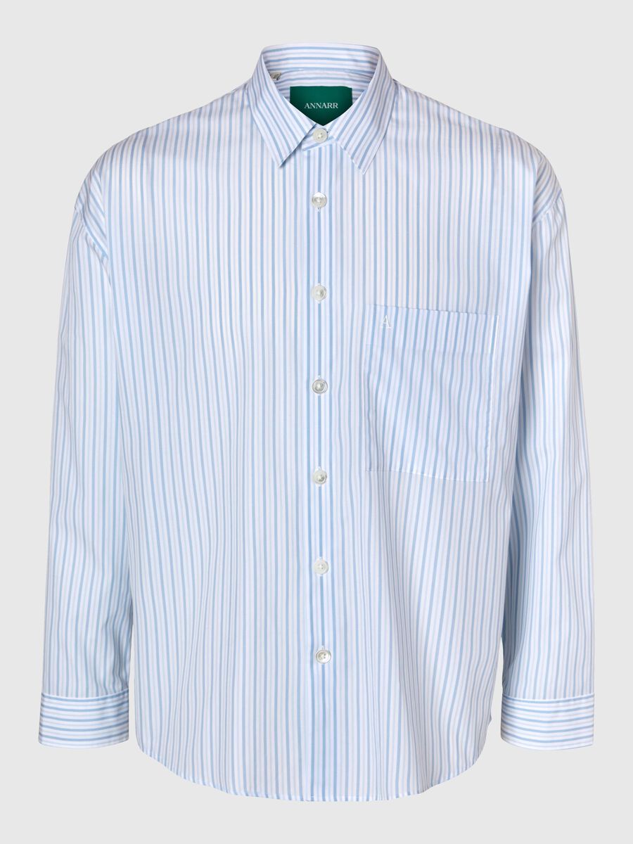 Carousel image - RELAXED FIT SHIRT, Cashmere Blue | 3