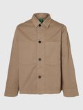 Selected RELAXED FIT OVERSHIRT, Weathered Teak, highres - 16097033_WeatheredTeak_001.jpg