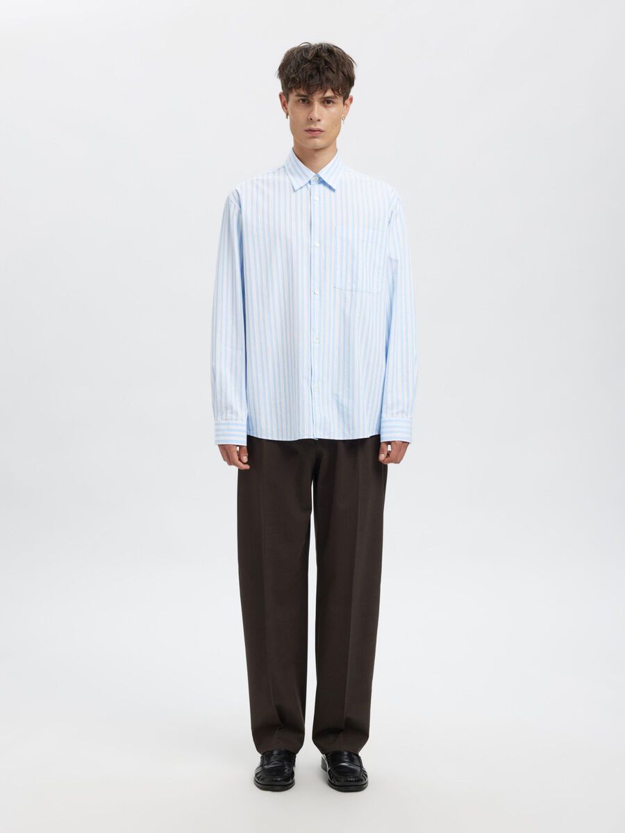Carousel image - RELAXED FIT  SHIRT, Cashmere Blue | 1