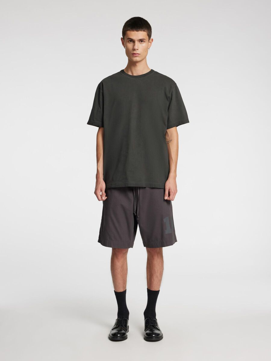 Selected SHORT SLEEVED T-SHIRT, Black Onyx, highres - 16096872_BlackOnyx_005.jpg