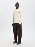 Product image thumbnail - OVERSIZED  KNITTED JUMPER, Snow White | 4